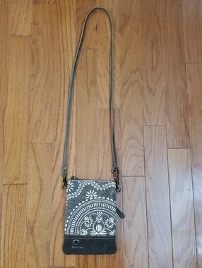 Myra Bag Gladden Small Crossbody Purse Neutral Tan